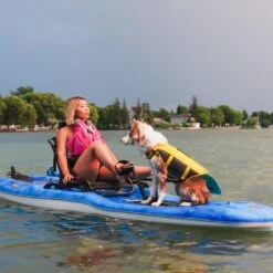 Pelican Sport Getaway 110 HDII Recreational Pedal Kayak -Pelican Store Kayak MHP10P101 GETAWAY Dog LS