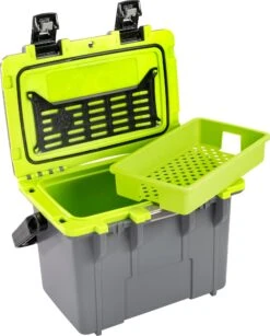 Pelican 14QT Personal Cooler - 13L|-|14QT Glacière Personnelle - 13L -Pelican Store PLC 14QT 7E 7EDetail1 20Dark 20Grey 20 20Green