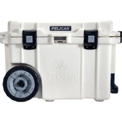 Pelican Wheeled Elite Cooler 45QT/ 42.59L|-|Glacière Elite Sur Roues 45QT/ 42.59L -Pelican Store PLC 32 45QW 7E 7Efront 20Marine 20 20White 567a0977 aeb5 4ac9 b046 d5a35a427b55