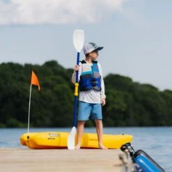 Pelican Sport Combo - 2 Solo Kids Kayaks With Paddles - Yellow 11 Pelican Sport Combo - 2 Solo Kids Kayaks With Paddles - Yellow -Pelican Store Solokayak Pelican